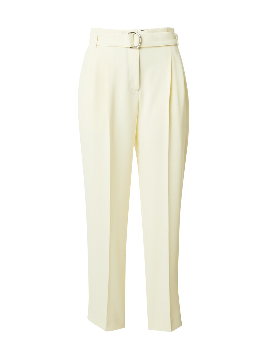 

Брюки со складками спереди BOSS Tapered Pleat-Front Pants Tapiah, цвет light yellow