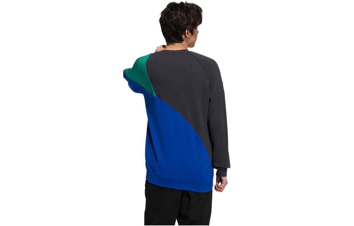 Худи Men's adidas originals Colorblock Design Logo Printing Round Neck Pullover Long Sleeves Colorblock HF5944 — фото 2