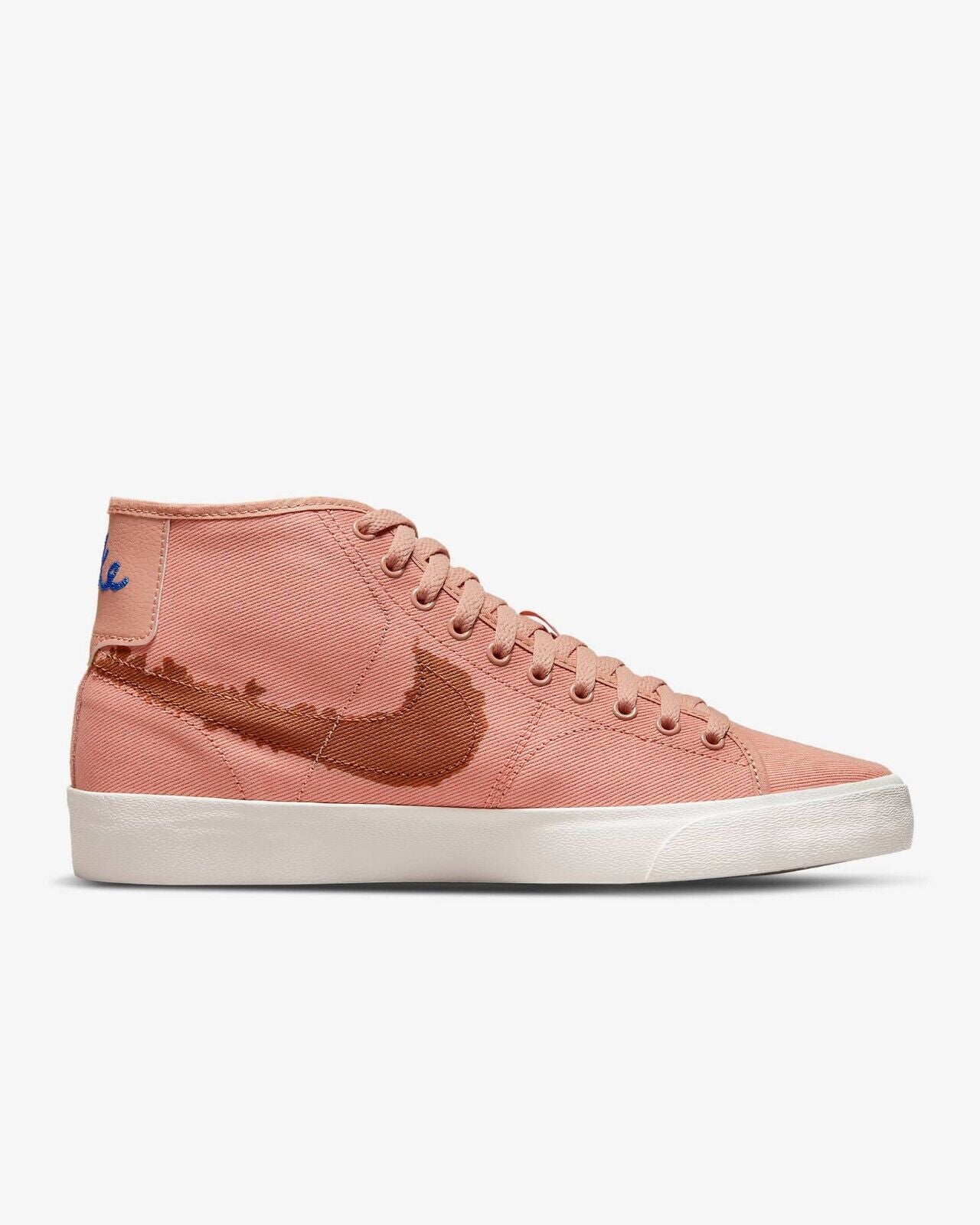Кроссовки для скейтбординга Nike SB Blazer Court Mid Premium DM8553-601, мужские, цвет Rose Whisper — фото 2