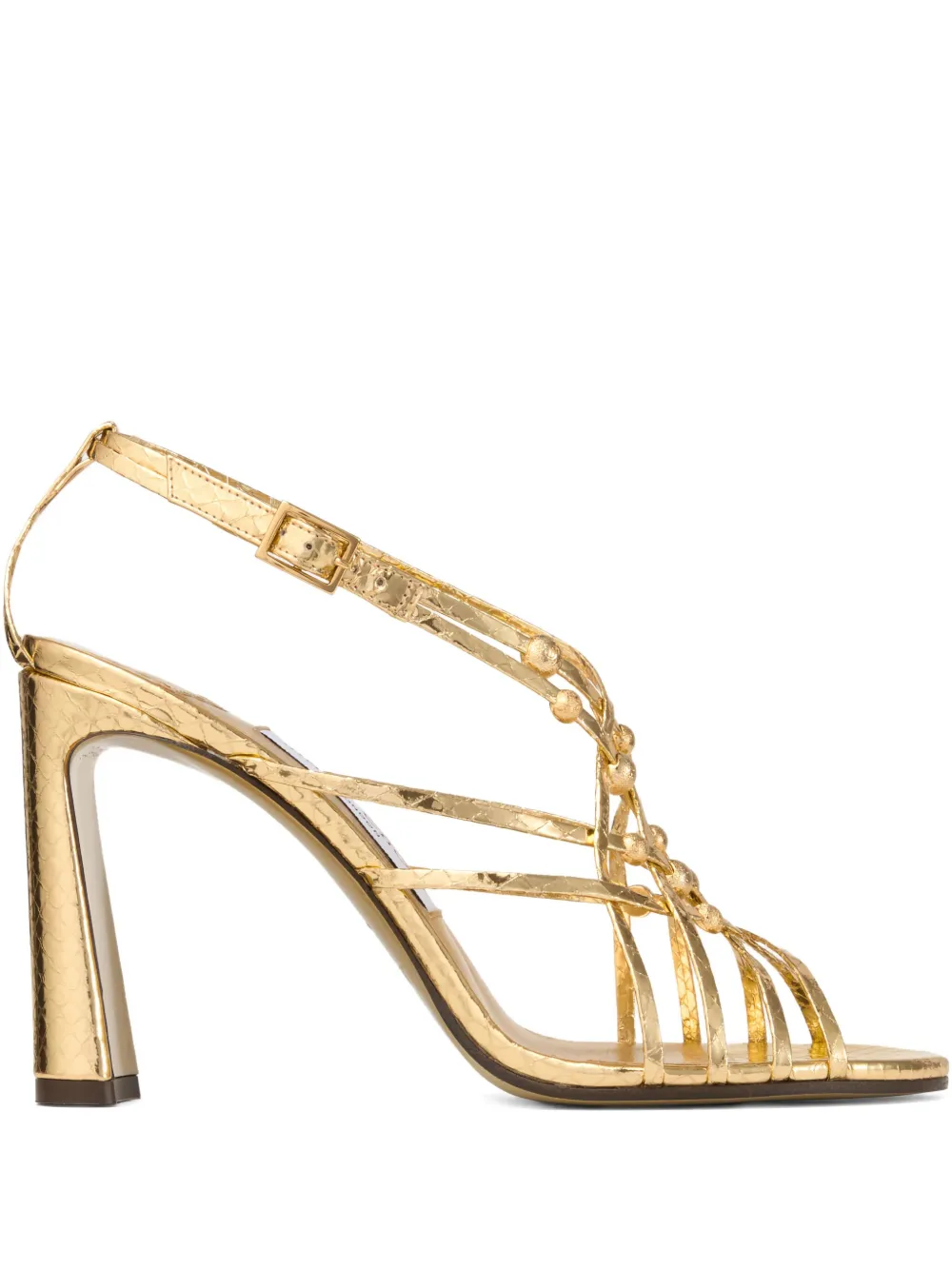 Босоножки на каблуке JIMMY CHOO, золотой