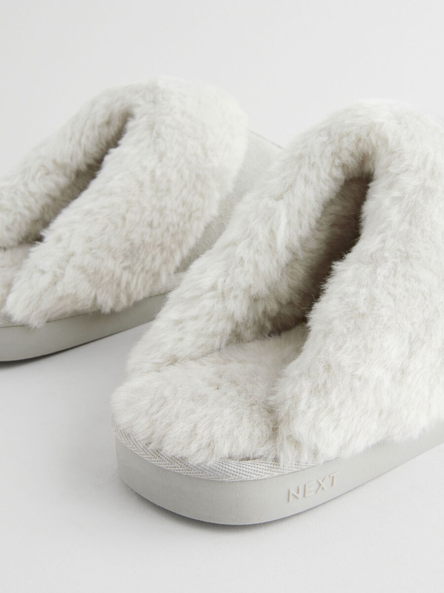 Тапочки Next, цвет Grey/Light grey — фото 4