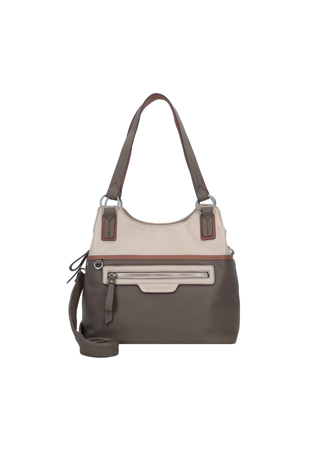 

Сумка через плечо Jule 32 см TOM TAILOR, цвет Mixed Taupe, Коричневый, Сумка через плечо Jule 32 см TOM TAILOR, цвет Mixed Taupe