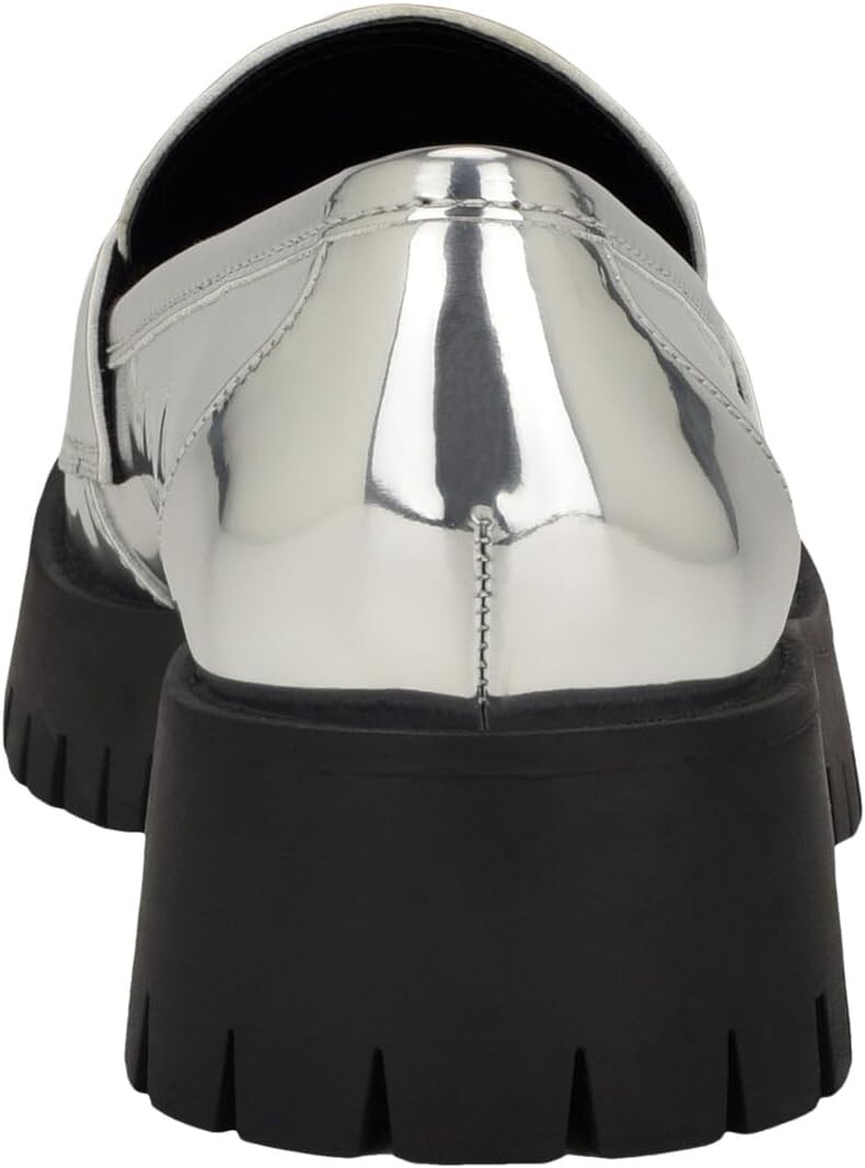 Лоферы GUESS Tracers, цвет Silver Mirror Metallic — фото 4