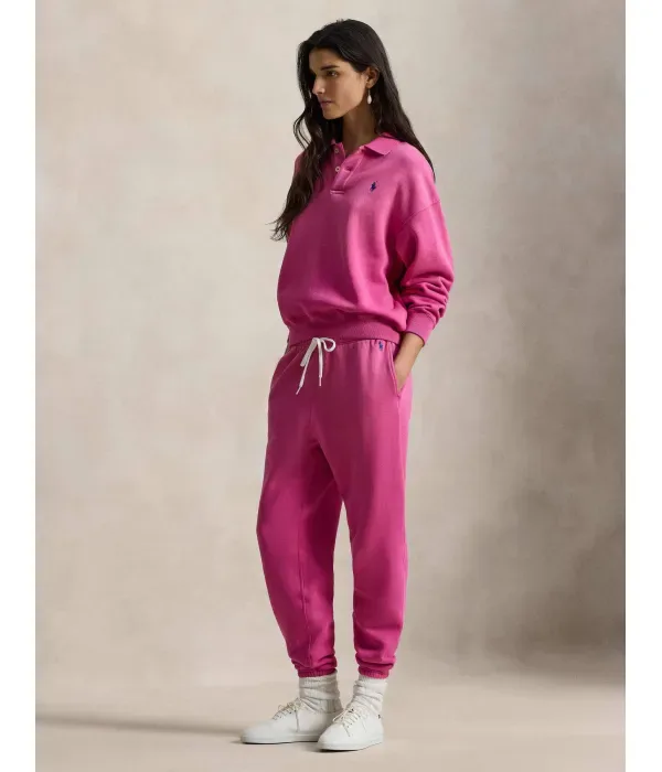 Толстовка loose fit Polo Ralph Lauren, розовый — фото 2