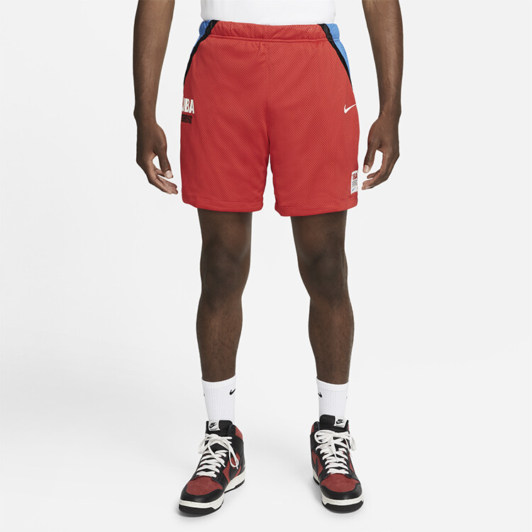 Повседневные шорты мужские красные Nike, красный — фото 4