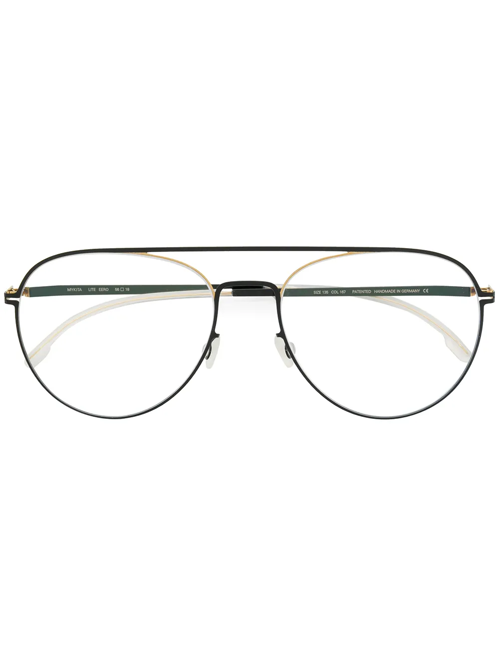 

Очки в стиле авиаторов Mykita, белый
