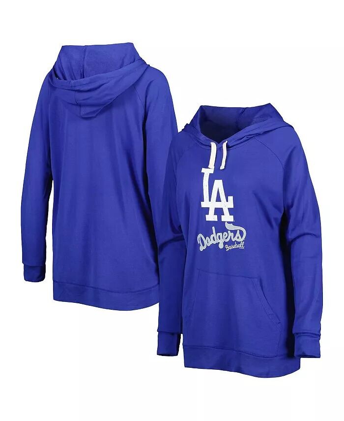 

Женский пуловер с капюшоном Royal Los Angeles Dodgers перед игрой реглан Touch