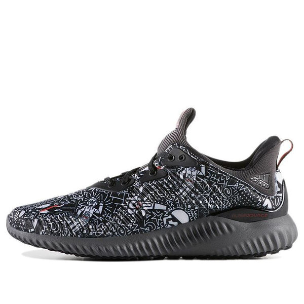 

Кроссовки adidas Alphabounce Starwars J 'Black Gray', черный