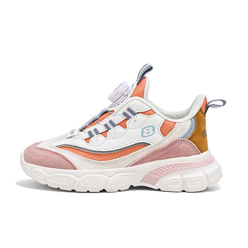 

Детские кроссовки с низким верхом, устойчивые к истиранию FIRS Kids, розовый/оранжевый