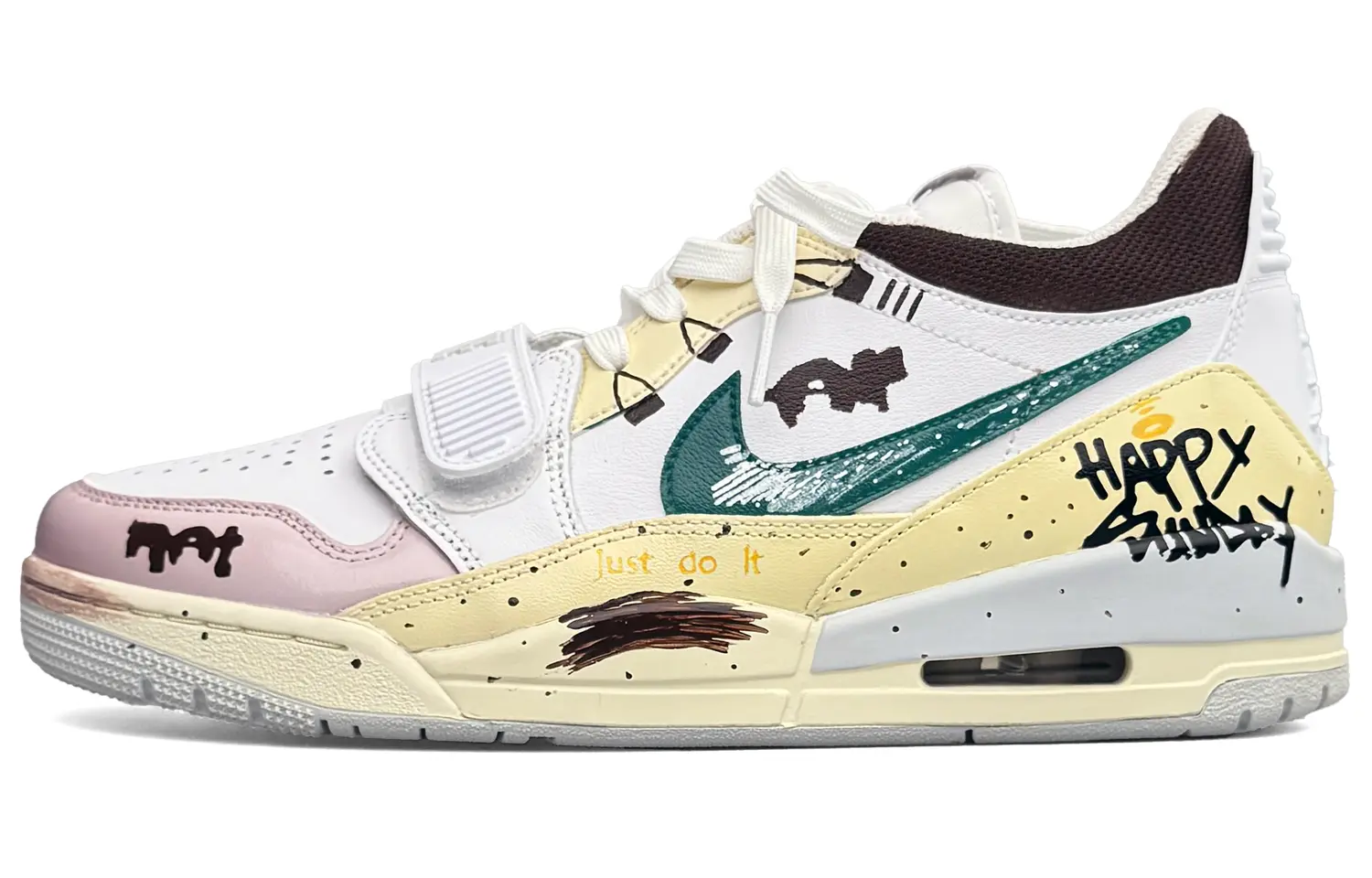

Баскетбольные кроссовки Legacy 312 Vintage Men Low-Top Pink/Green Jordan