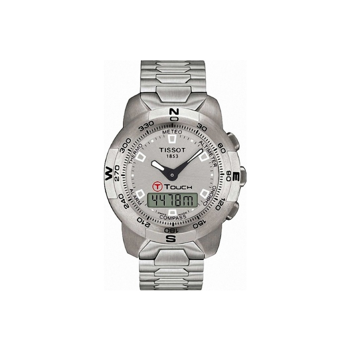 

TISSOT Часы Quartz Movement Men's Watch Watch Silver Dial Stainless Steel Case Stainless Steel Watchband, Silver