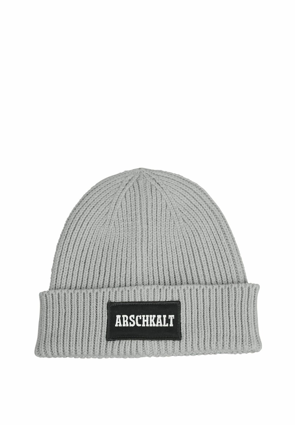 

Шапка MIT PATCH MIT SPRUCH ARSCHKALT AUFDRUCK LUSTIG MoonWorks, серый
