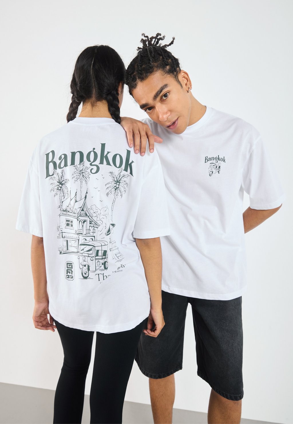 

Футболка с принтом UNISEX YOURTURN by Zalando, белый