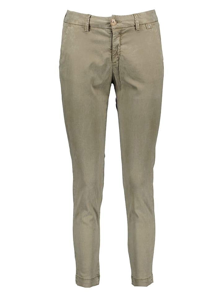 

Тканевые брюки Herrlicher Chino, зеленый