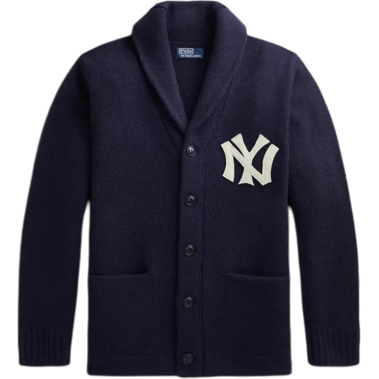 

Polo Ralph Lauren Свитер Yankees FW24 мужской marine blue