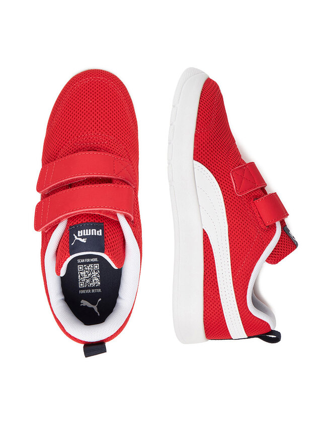 Кроссовки COURTFLEX V3 MESH PS 39808501 Puma, красный — фото 4