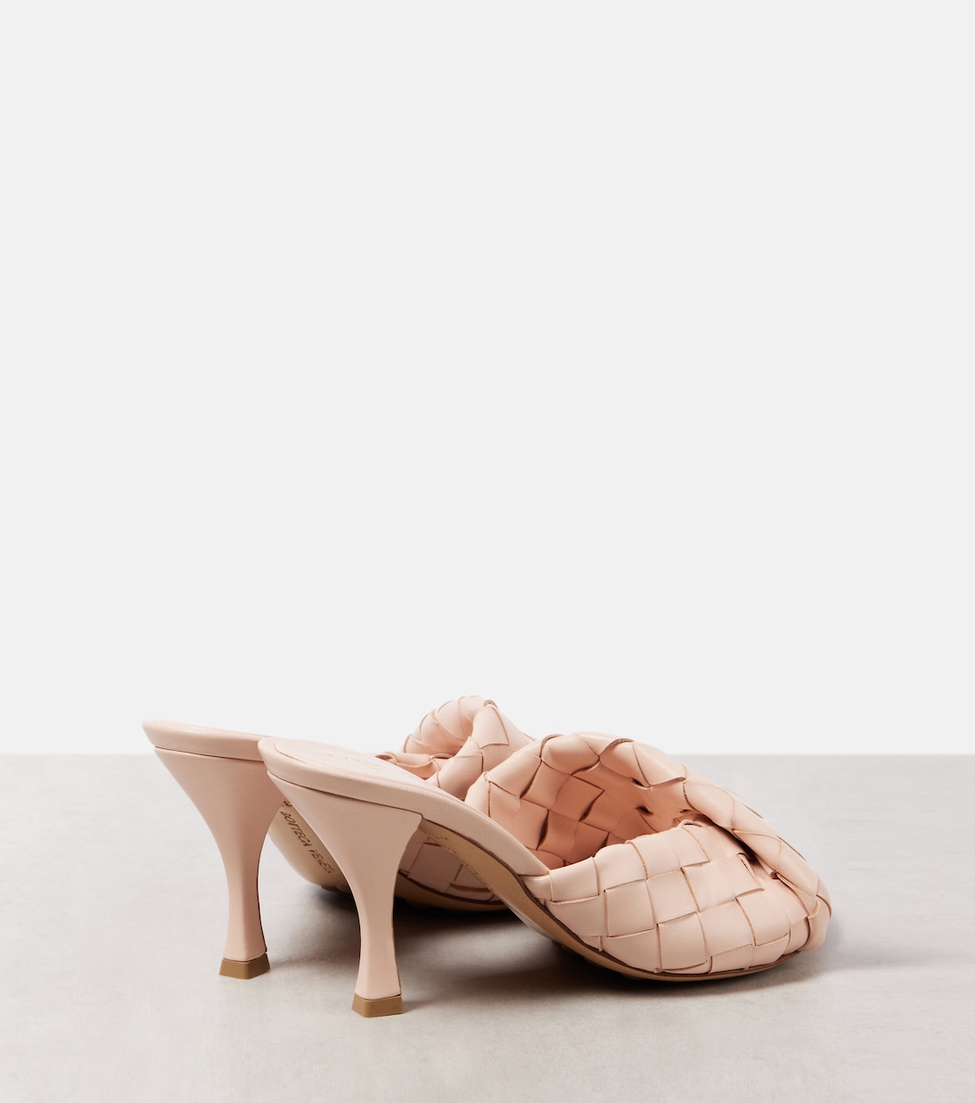 Босоножки Blink 80 из кожи Intrecciato Bottega Veneta, New Cameo — фото 2