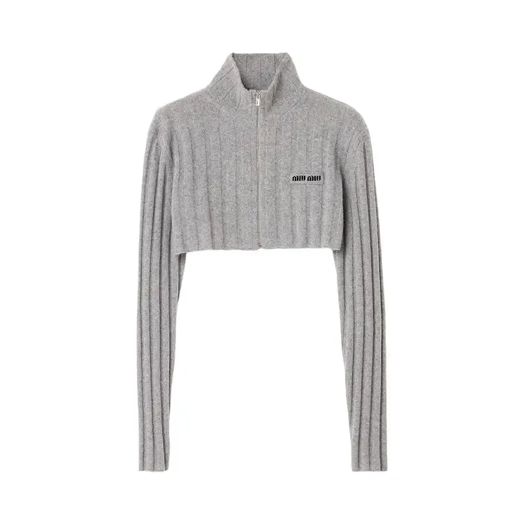 Кардиган Miu Miu 'Grigio', серый