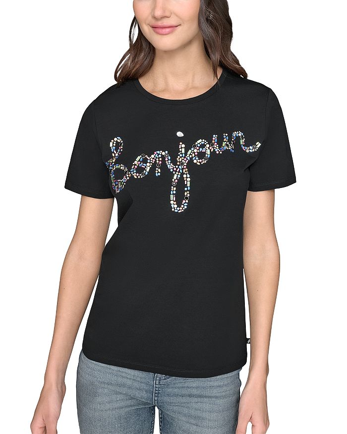 

Футболка Jewel Bonjour KARL LAGERFELD PARIS, черный