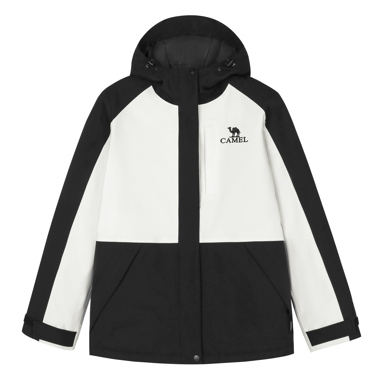 

Женская уличная куртка CAMEL, Фантомный черный/теплый белый