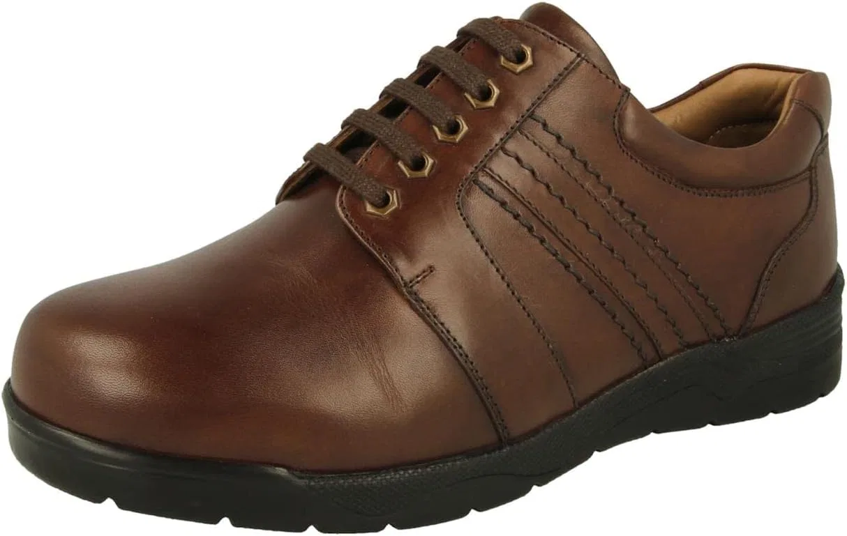 Мужские ботильоны Derek с широкой колодкой (6V), размер 6-8 Db Shoes, Brown