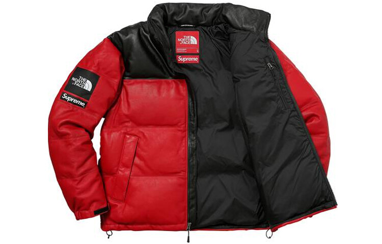 Пуховик унисекс из коллекции The North Face X Co-branded Supreme — фото 3