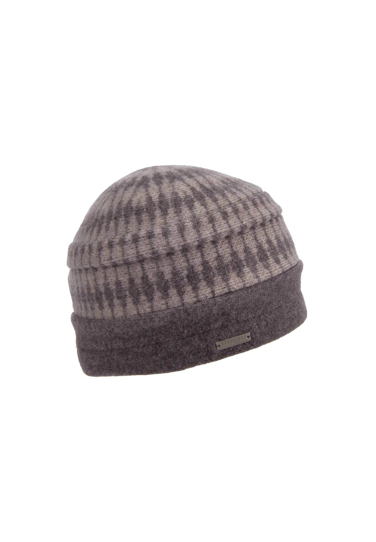 

Walk Toque с графическим рисунком 19344-0 SEEBERGER, цвет Nutria/sand