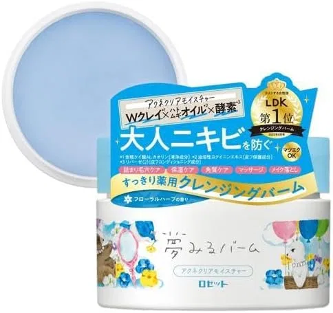 Средство для снятия макияжа — Очищающий бальзам для лица Rosette Genuine Yumemiru Acne Clear Moisture, 90 г