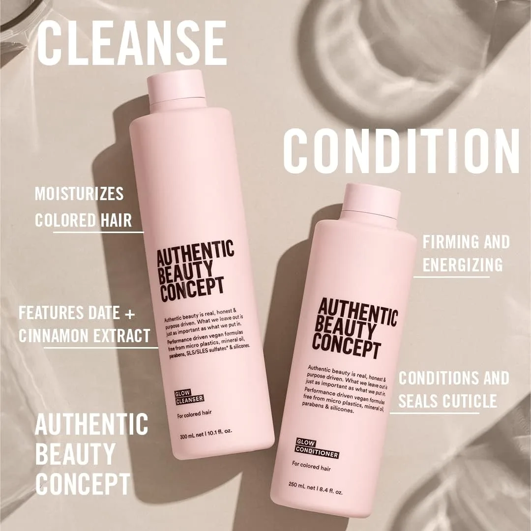 Кондиционер для волос Authentic Beauty Concept Glow | Для окрашенных волос | Увлажняет окрашенные волосы | Веганский продукт, не тестируется на животных | Не содержит силиконов 1000 мл (.) — фото 2