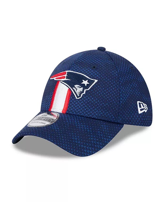 

Мужская темно-синяя бейсболка New England Patriots 2024 Sideline 39THIRTY Flex New Era