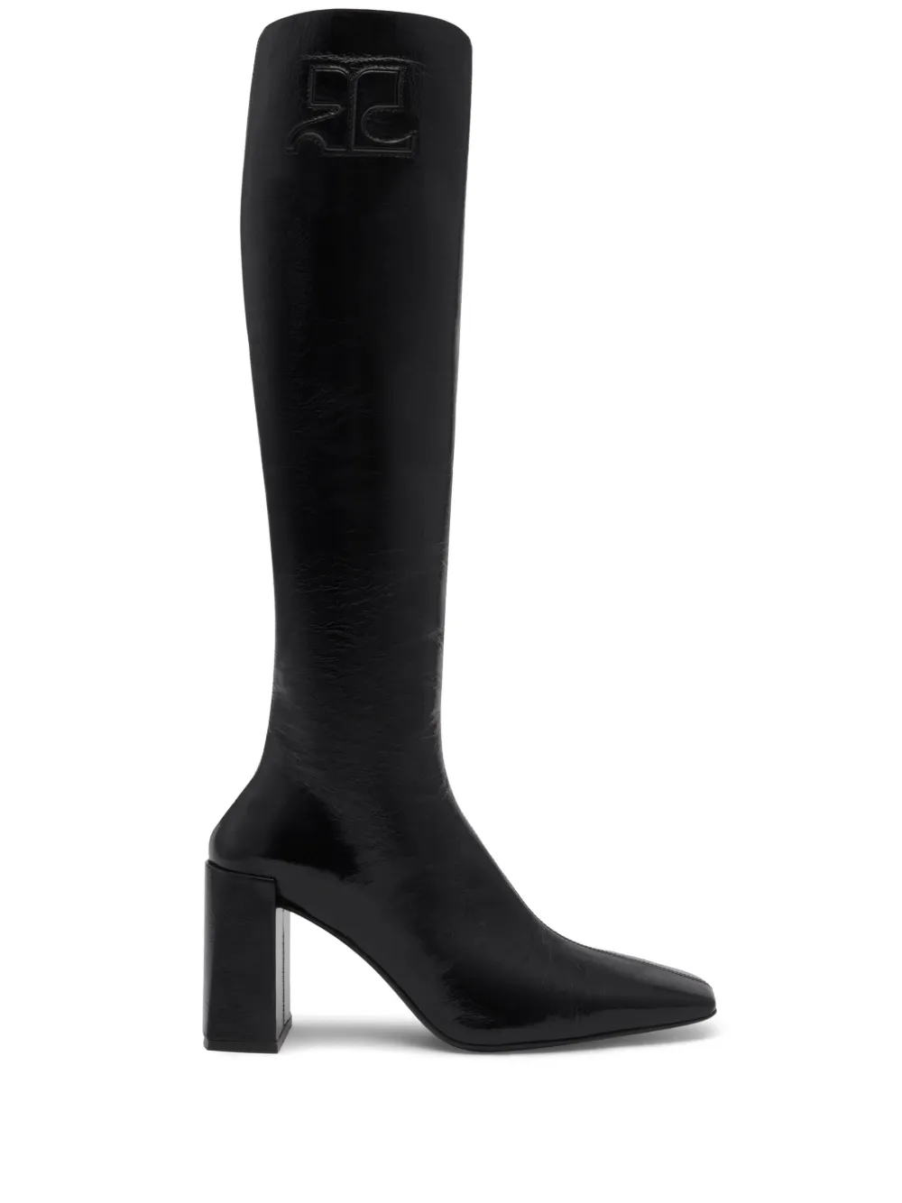 Сапоги Heritage Naplack 70 Courrèges, черный