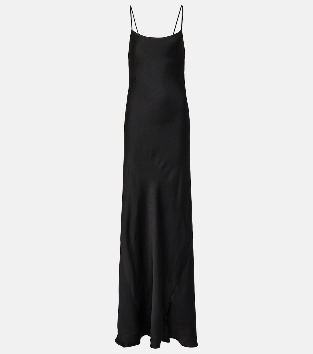 

Атласное платье-комбинация VICTORIA BECKHAM, черный