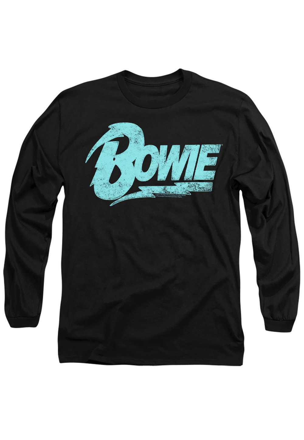 

Топ с длинными рукавами DAVID BOWIE LOGO Cotton Soul, черный