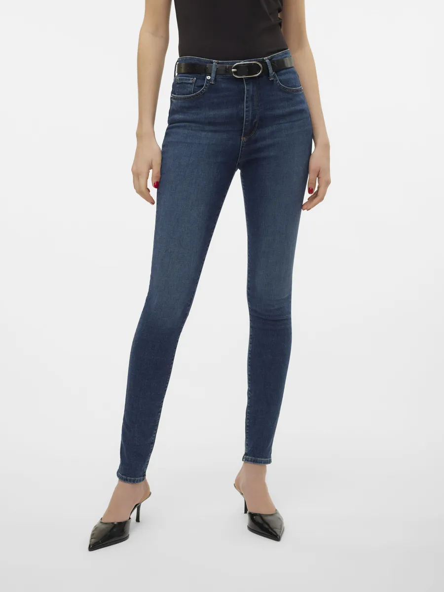 

Джинсы скинни Vero Moda "VMSOPHIA HR SKINNY JEANS RI390 GA NOOS", синий