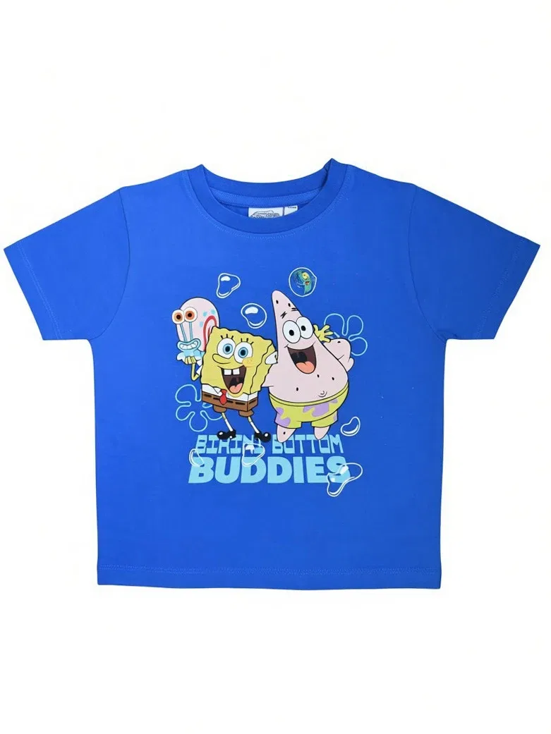Футболка SpongeBob, синяя — фото 2