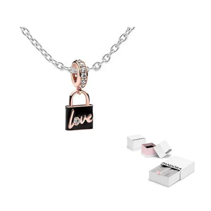 

Pandora Серебряное колье 925 пробы с кубическим цирконием, унисекс