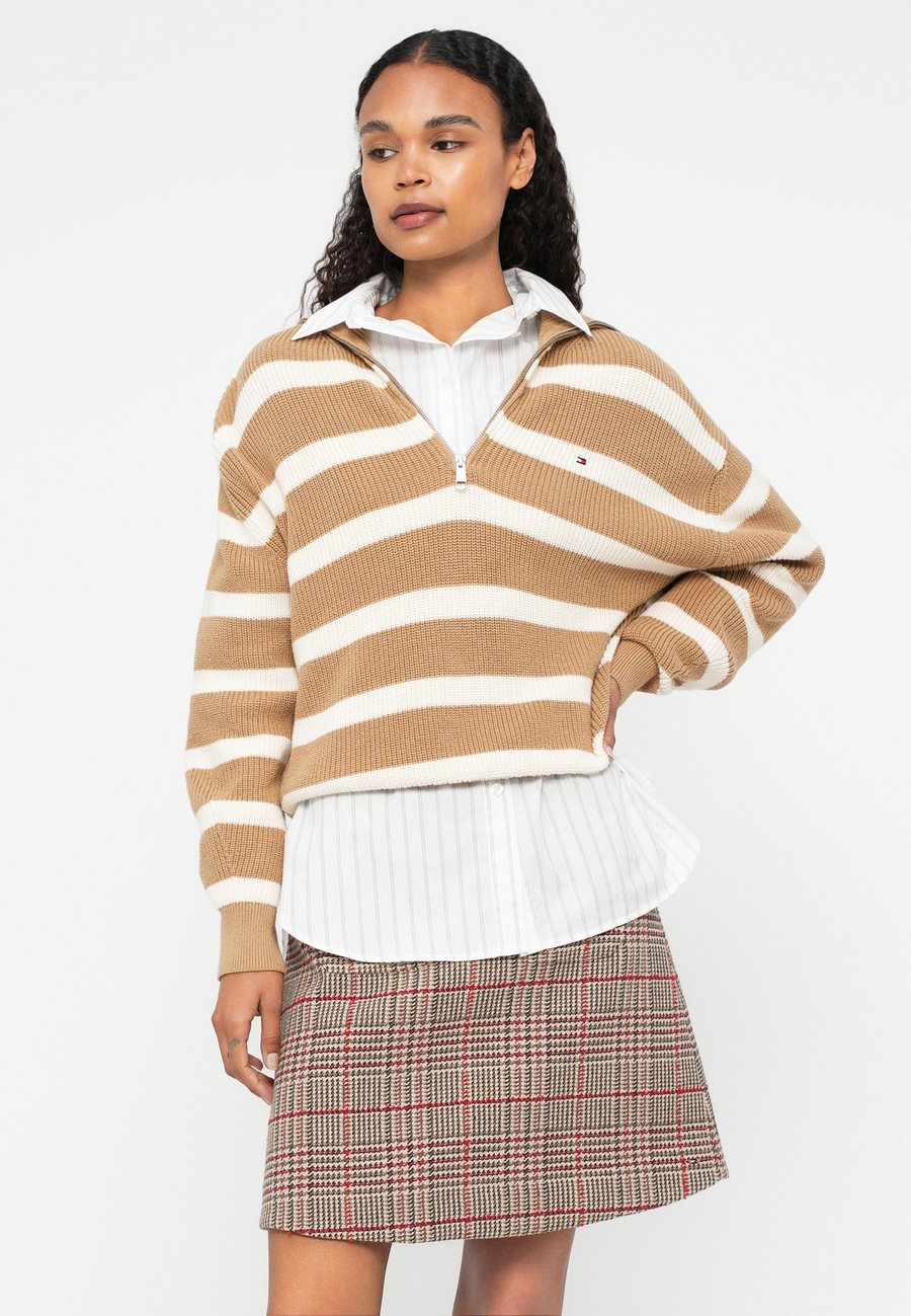 Юбка Tommy Hilfiger SEASONAL TEXTURE MINI SKIRT, Red/Grey /Red — фото 4