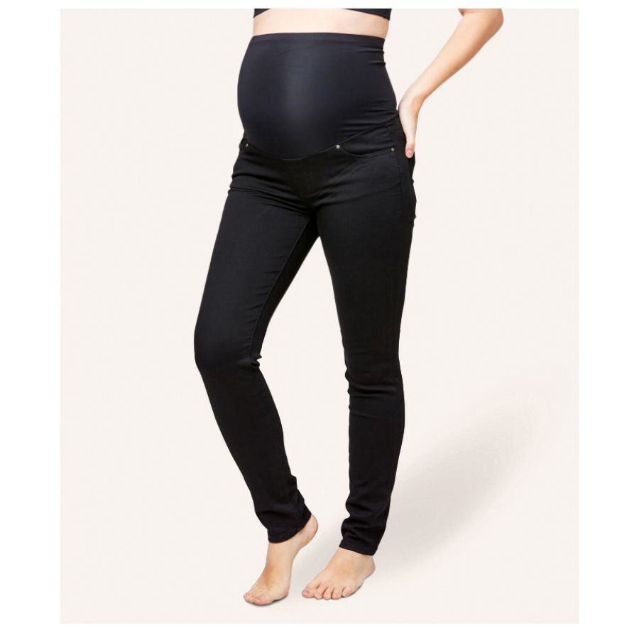 

Джинсы-скинни Soho для беременных, закрывающие живот NOM Maternity, Black