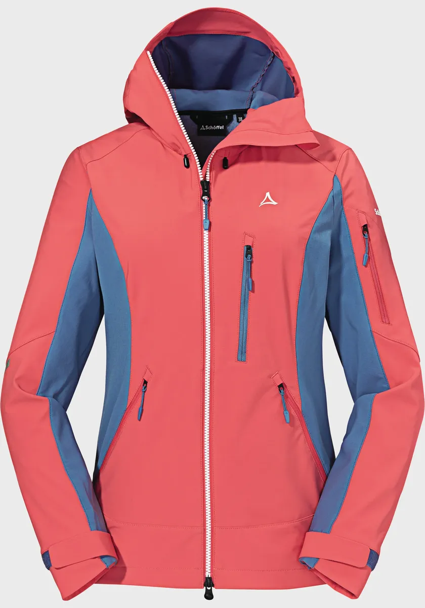 

Куртка Schöffel для улицы "Softshell Jacket Matrei L", с капюшоном, красный