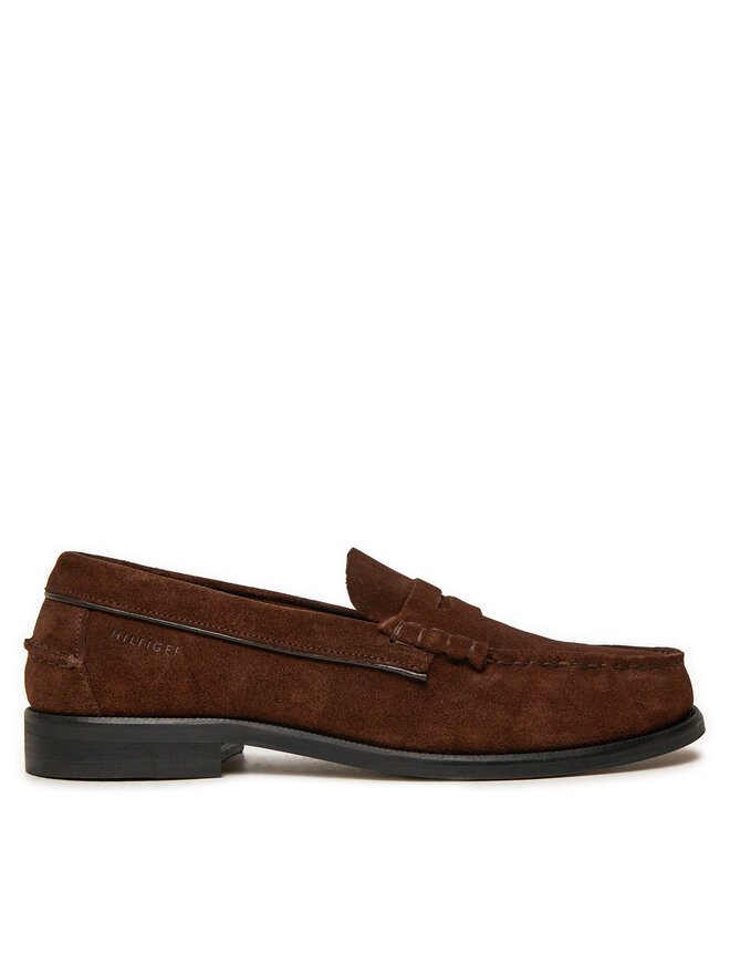 

Тапочки Classic Hilfiger Suede Loafer FM0FM05363 Tommy Hilfiger, коричневый