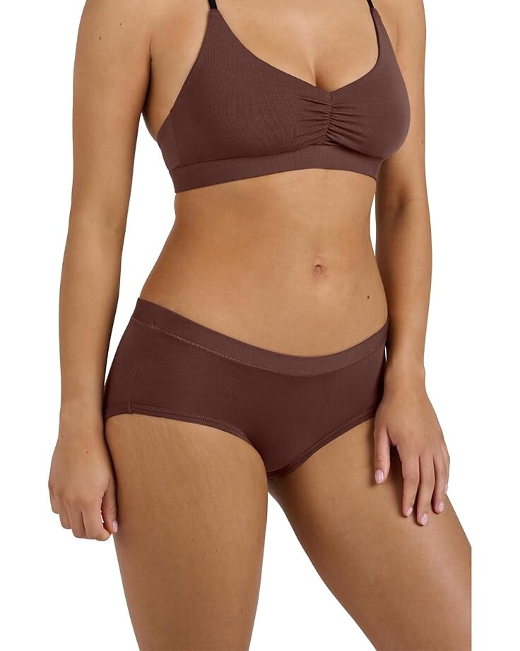 

Трусы MeUndies Feel Free Hipster, цвет Walnut Shell