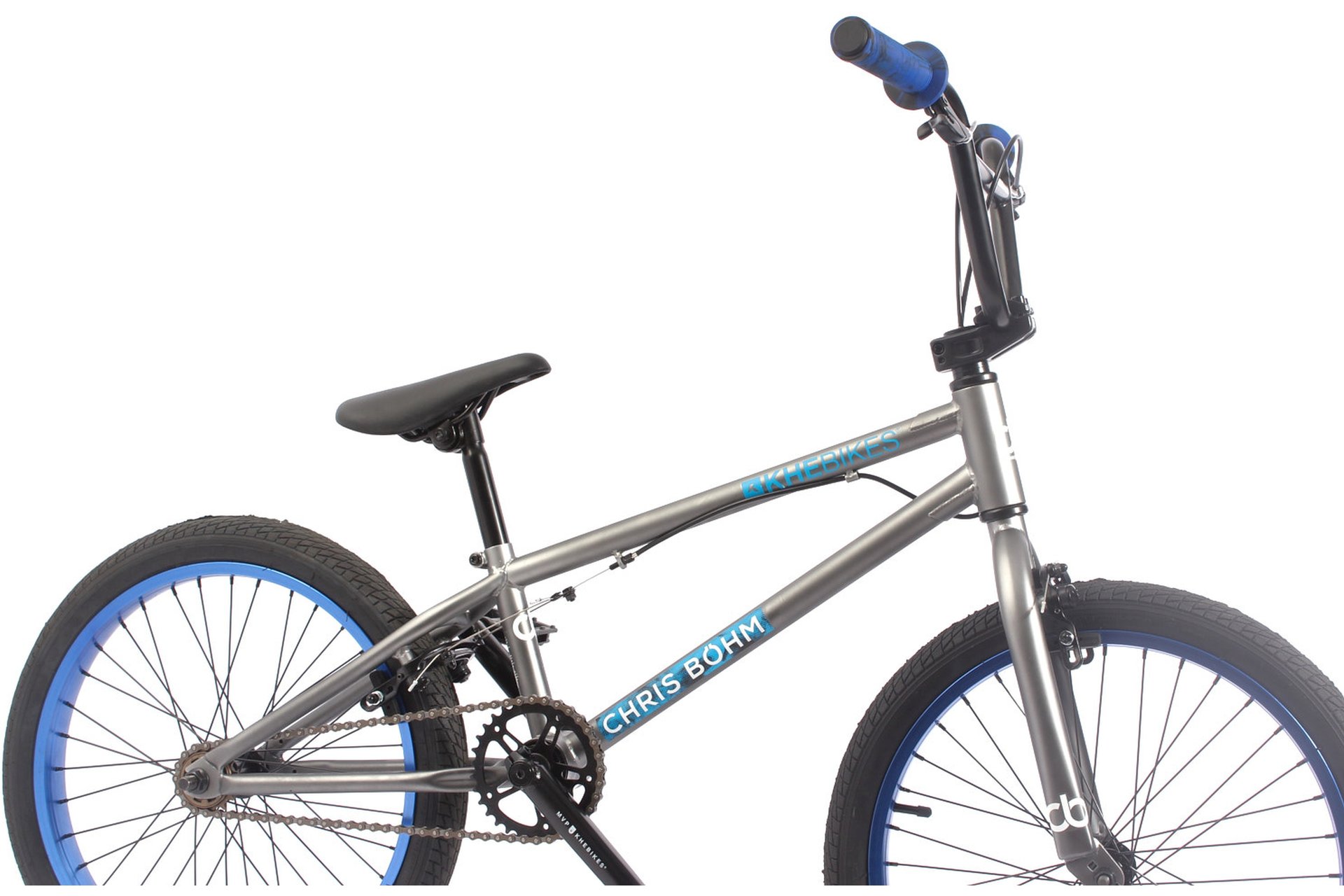 Велосипед BMX KHE Chris Böhm SE - 20 дюймов - BMX - Aktion, цвет Grau|chrome black — фото 4