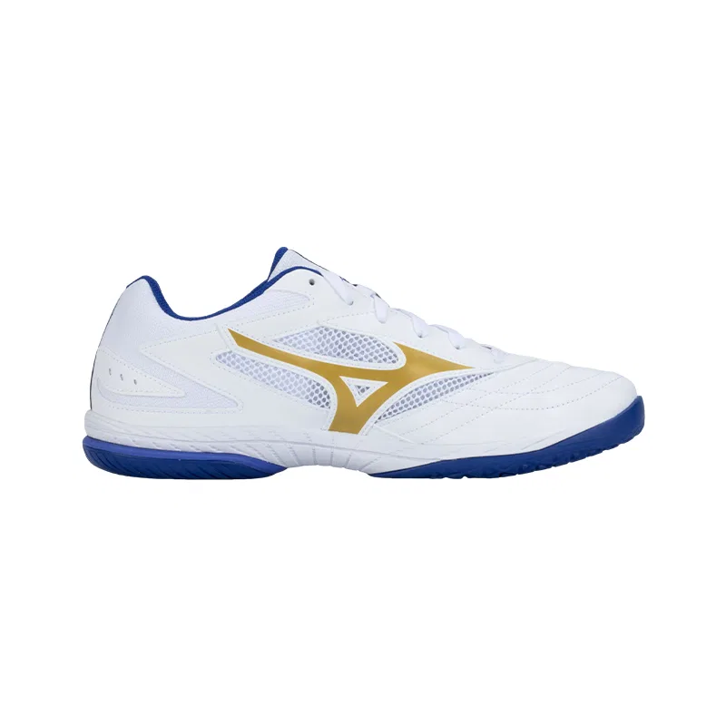 Кроссовки для настольного тенниса Mizuno WAVE DRIVE 9 Luxury Gold Blue — фото 3