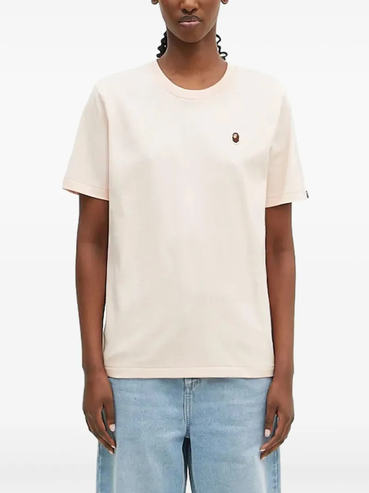 

Футболка с вышитым логотипом BATHING APE A Bathing Ape, розовый