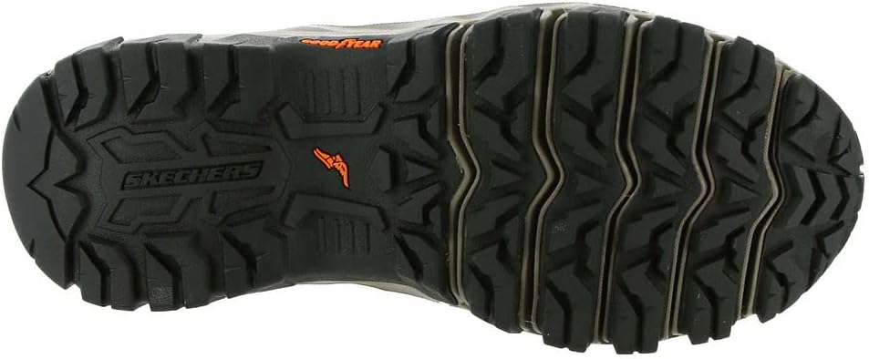 Мужские туфли Skechers Edgemont с резиновой подошвой Goodyear, низкий профиль, шнуровка до носка, оксфорды, шоколадный — фото 4