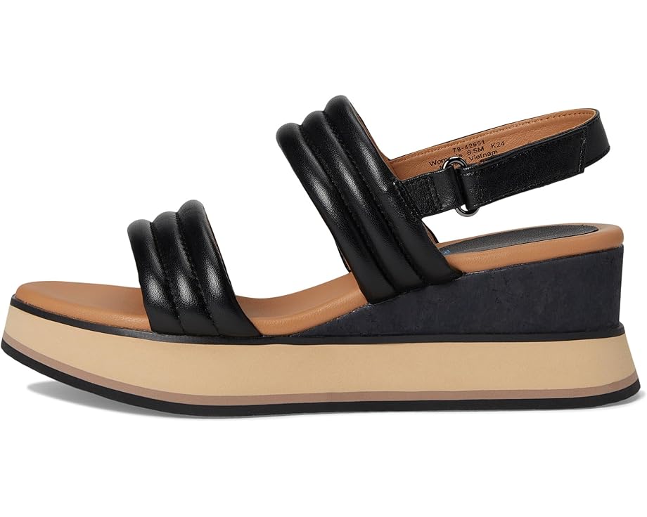 Туфли Johnston & Murphy Colleen Double-Band Sandal, цвет Black Glove Leather — фото 4