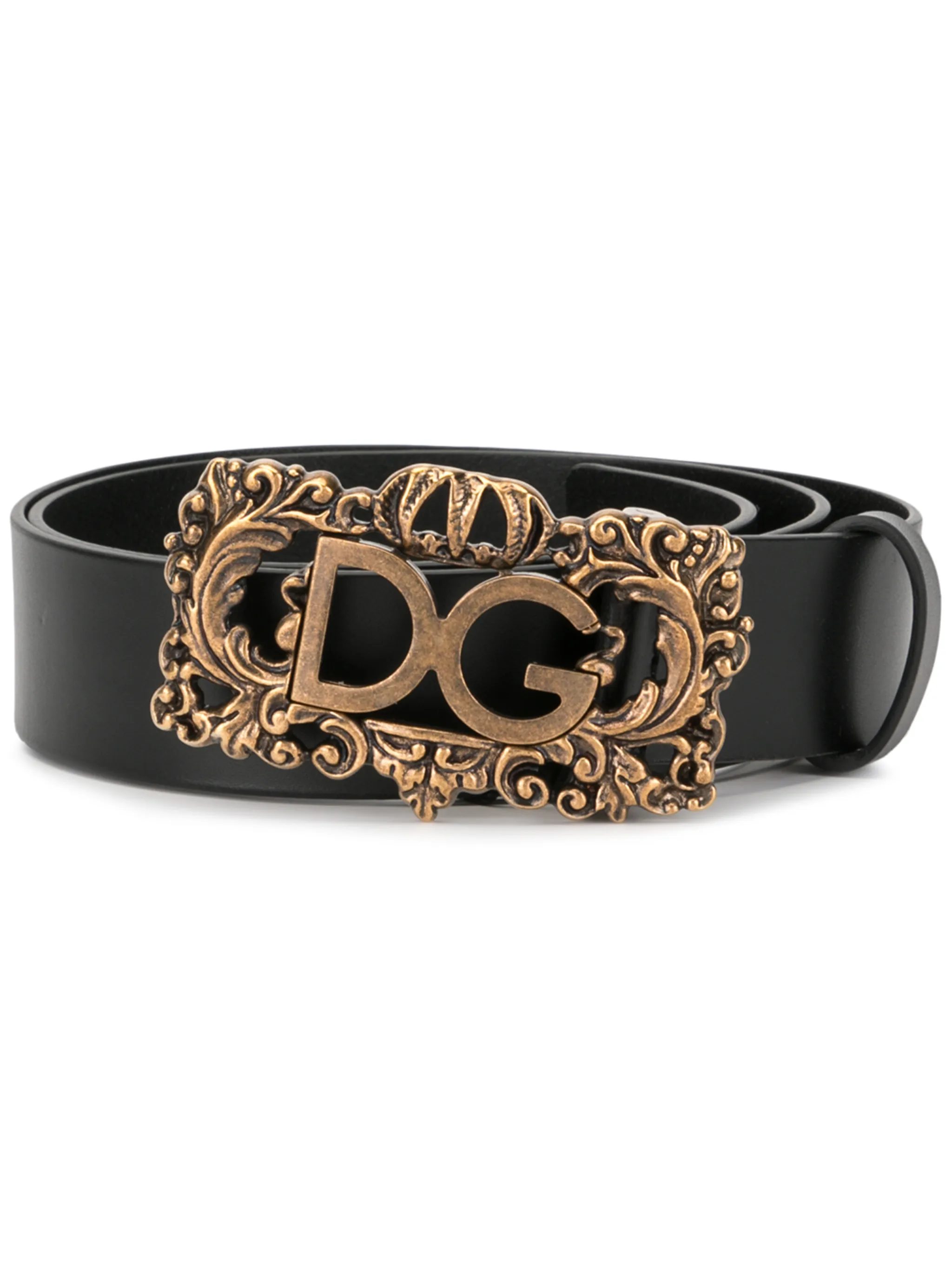 

Ремень с логотипом Dolce & Gabbana, черный