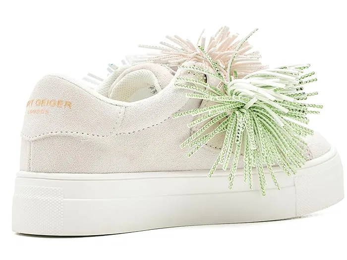 Кроссовки с бахромой Laney Fringe Kurt Geiger London Kids, White — фото 4