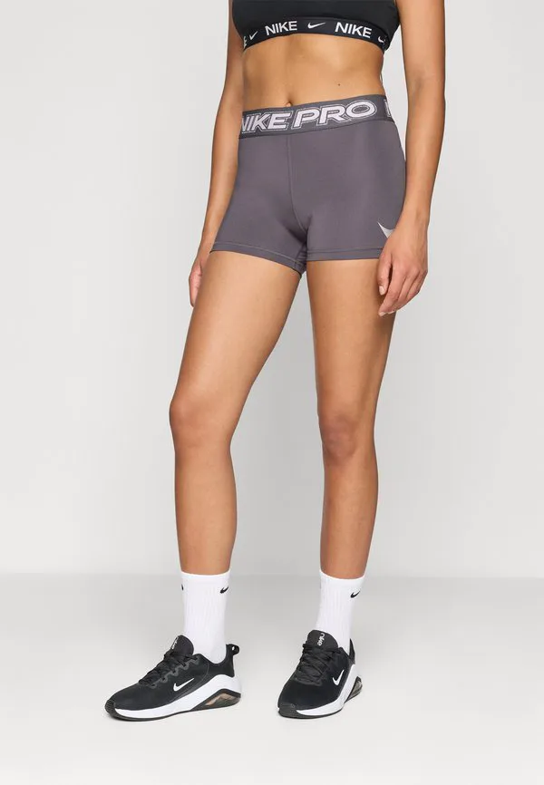 365 коротких леггинсов Nike Performance, Thunder Grey/Pink Foam/Metallic Silver-Coloured