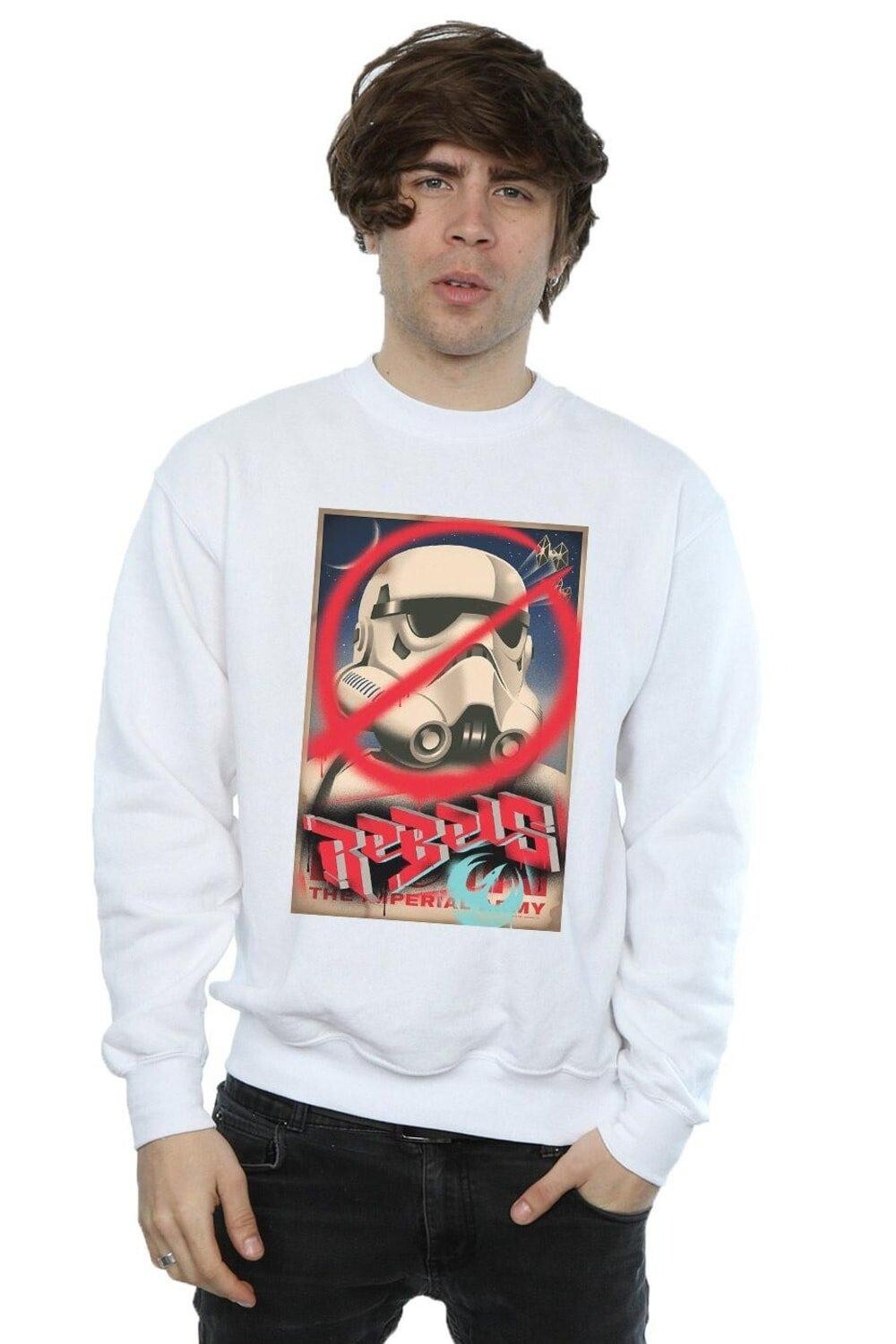 

Толстовка с плакатом Rebels Star Wars, белый